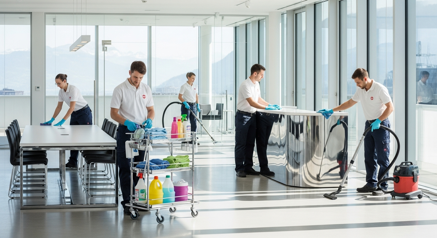 Reinigungsfirma in der Schweiz finden — Kostenlose Offerten von geprüften Betrieben